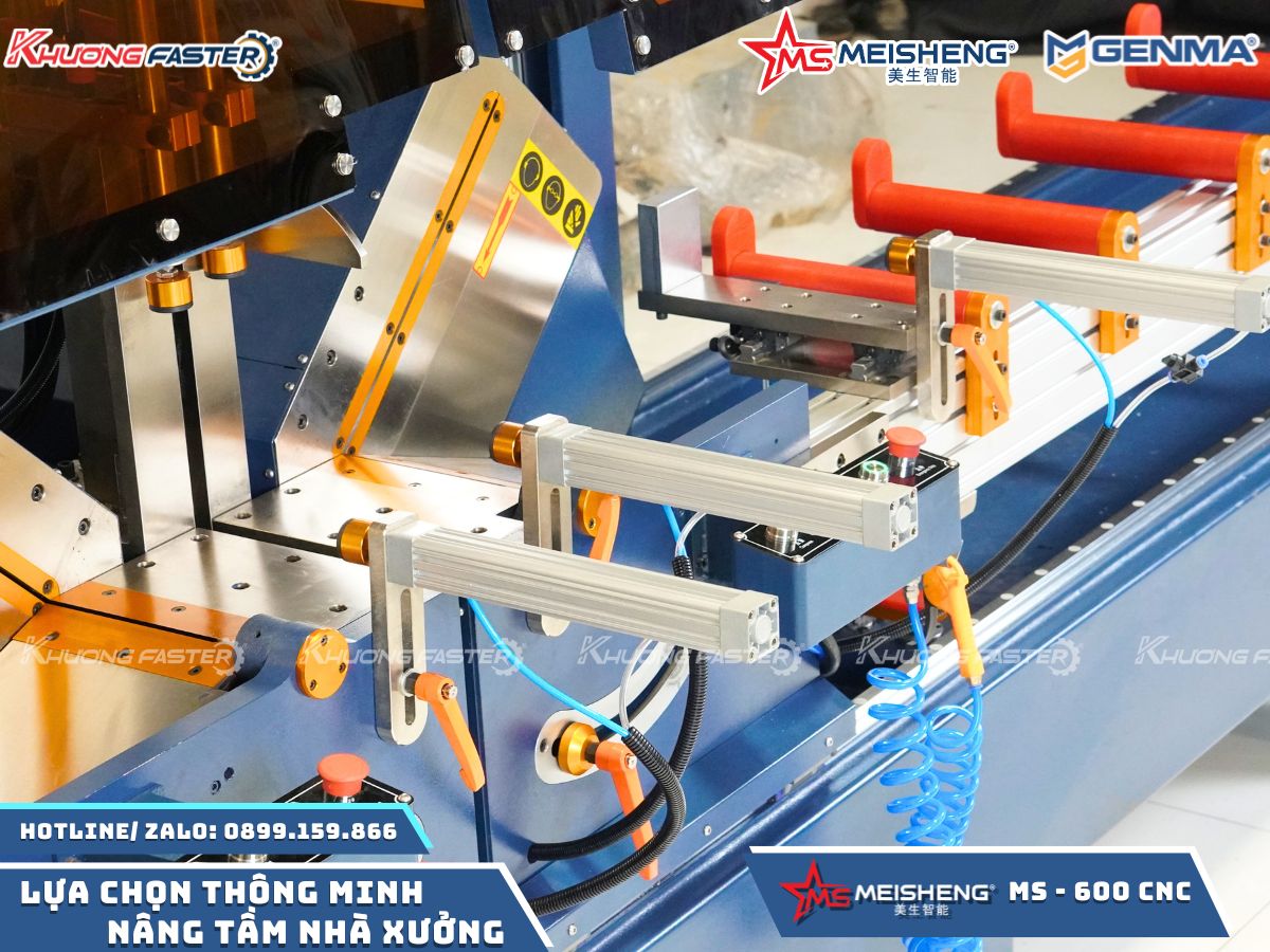 Máy Cắt Nhôm 2 Đầu Meisheng Ms 600 CNC Ngoại Tuyến